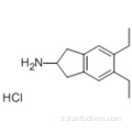 1H-İnden-2-amin, 5,6-dietil-2,3-dihidro-, hidroklorür CAS 312753-53-0